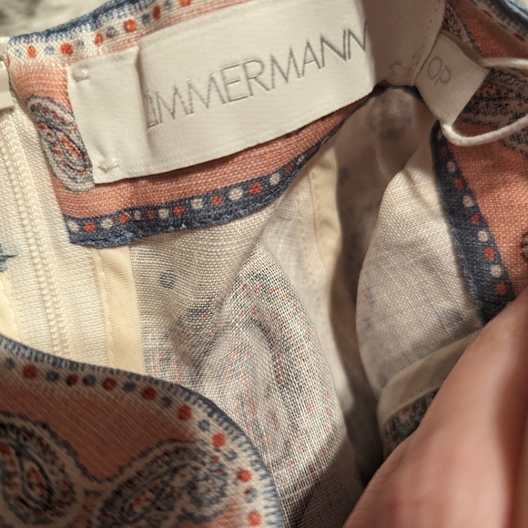 Zimmermann Vitali Button Up Mini Dress - Picture 8 of 11